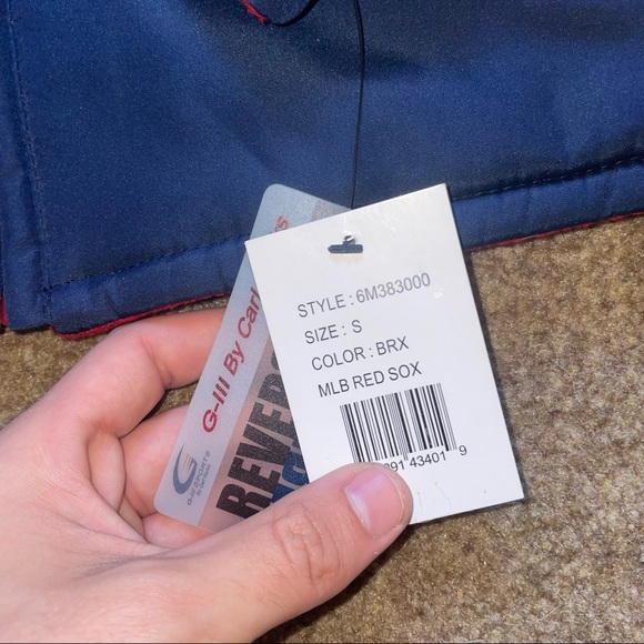 MLB Boston Red Sox Windbreaker Zip Up Activewear Athletic Outerwear Jacket Top - Picture 2 of 5